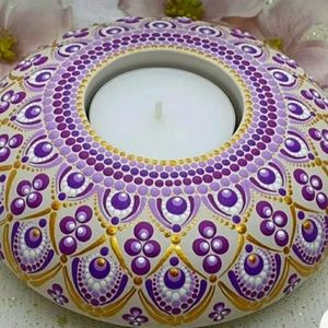 Mandala Stone - Handmade from scratch